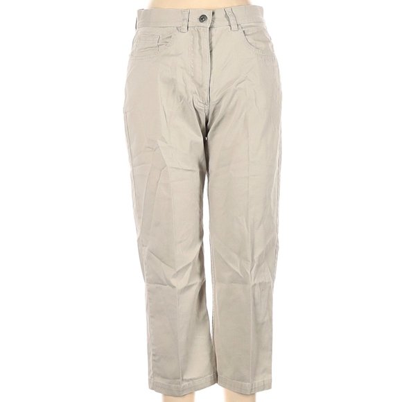 DKNY Jeans Tan Straight Leg Cut Low Rise Waist Size 6P #480 - Picture 1 of 4